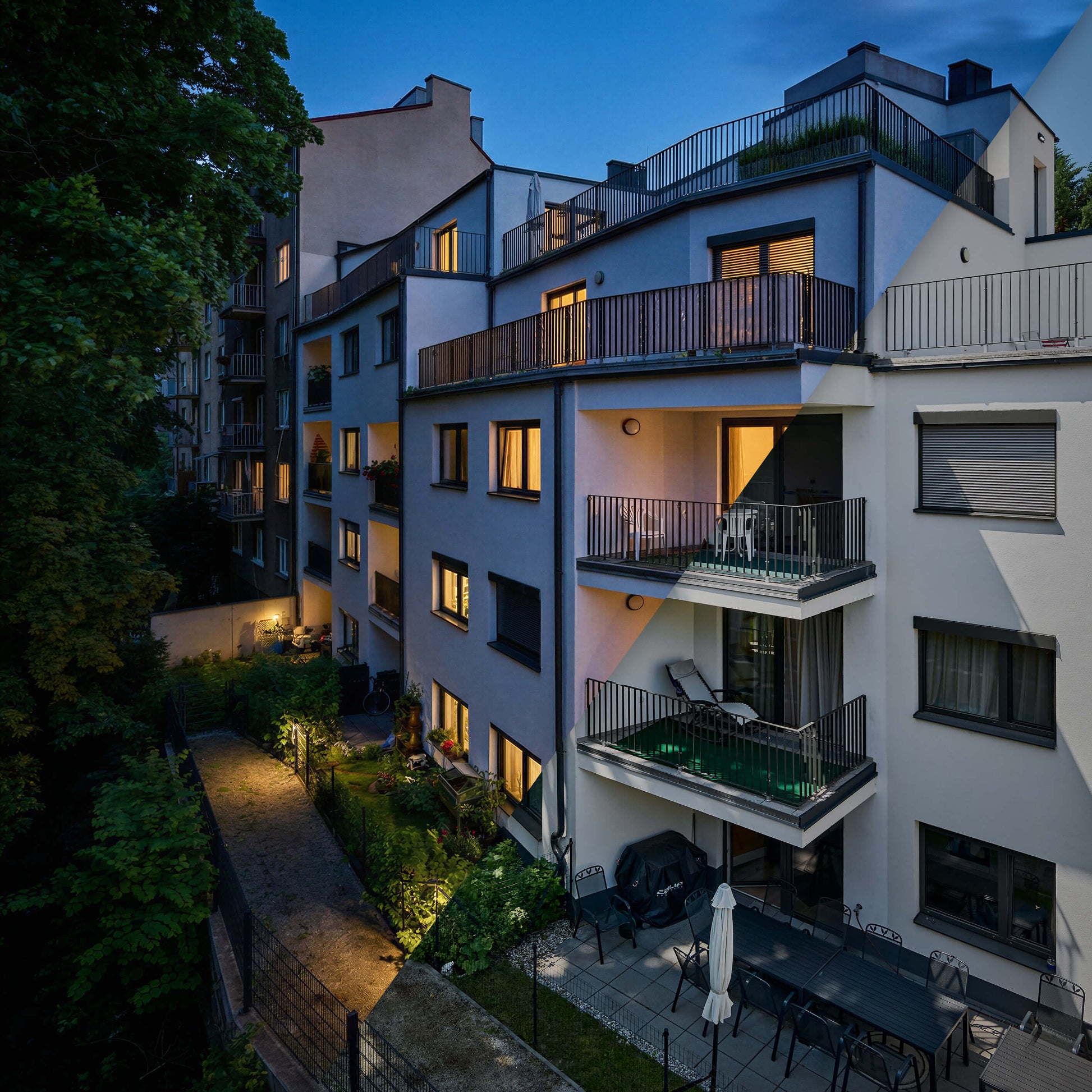 Tag-zu-Nacht-Umwandlung